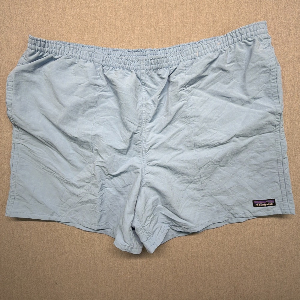 Patagonia Baggies 5 Inch‎ Mens XXL Blue NetPlus Shells Mesh Lined Shorts